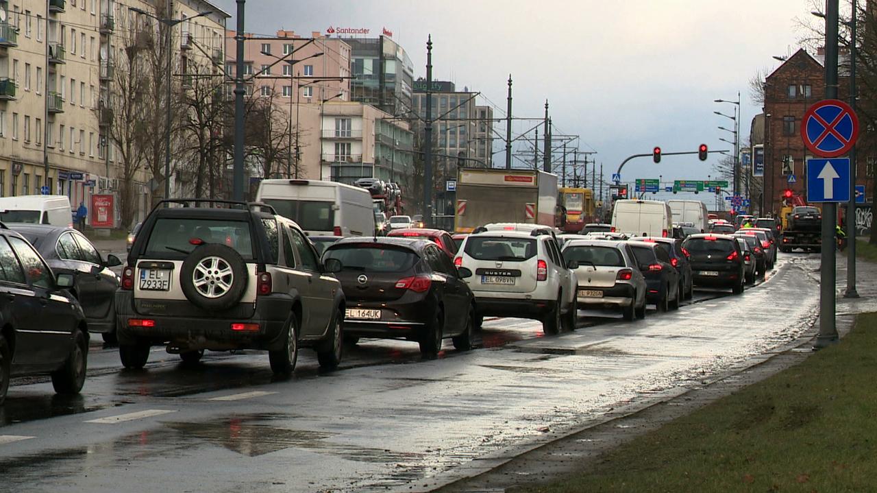 D Jednym Z Najbardziej Zakorkowanych Miast Wiata