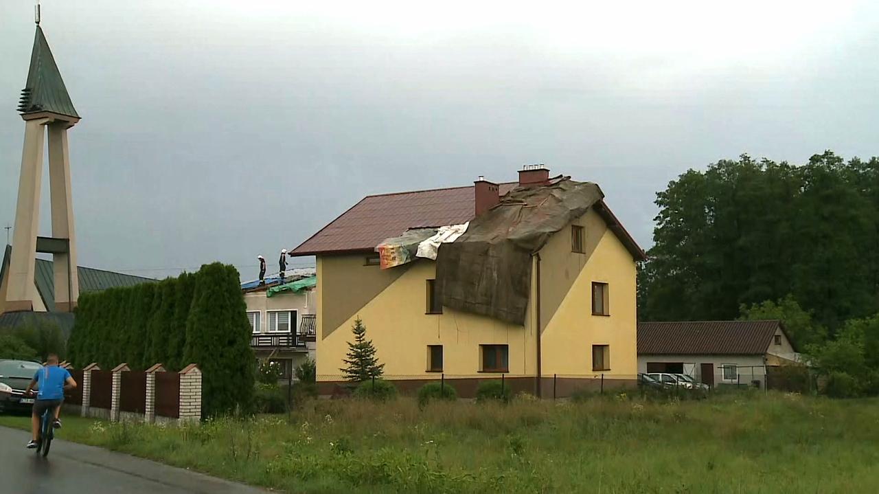 Trąba powietrzna w Małopolsce Jest wiele zniszczeń