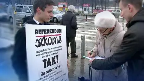Zbierają podpisy ws. referendum edukacyjnego