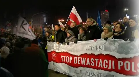 Niewidoczni liderzy opozycji na marszu KOD
