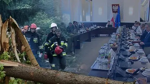 Specjalne posiedzenie rządu poświęcone skutkom burz na Pomorzu