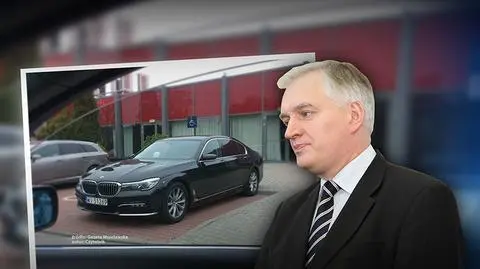 Limuzyna Gowina na miejscu dla niepełnosprawnych