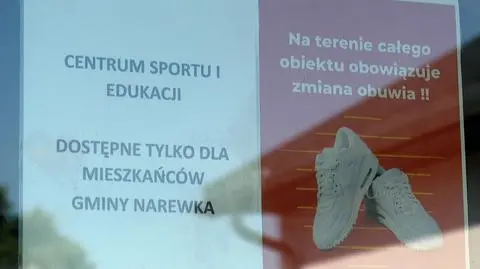 Policjanci mają zakaz wstępu na gminną siłownię w Narewce, bo sprzęt tam nie jest na ich "potencjał"