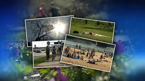Takiego słońca jeszcze w tym roku nie było. "Czego więcej do szczęścia jeszcze potrzeba?"