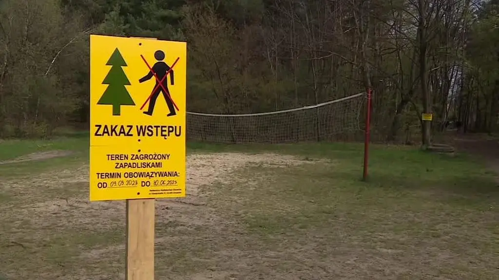 Trzebinia: wojewoda małopolski wydał zakaz wstępu na tereny zagrożone zapadliskami