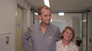 Pan Piotr Dubilewicz cieszy się nowymi płucami. Tegoroczne Święta Wielkanocne są dla niego wyjątkowe