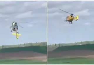 Helikopter LPR o mało co się nie rozbił