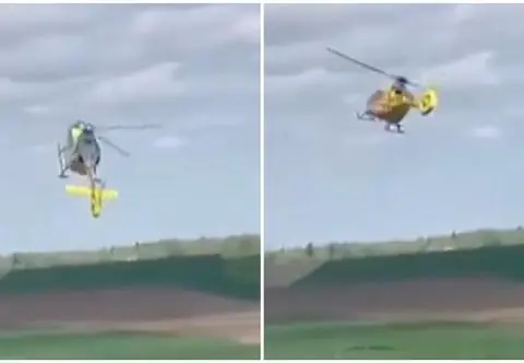 Helikopter LPR o mało co się nie rozbił
