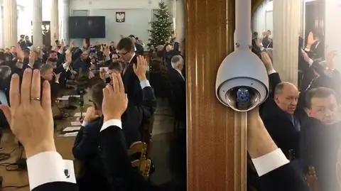 Wciąż nie opublikowano nagrań z dwóch kamer z Sali Kolumnowej