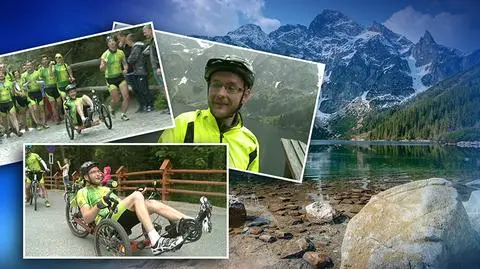 Lekarze nie dawali mu szans, teraz przejechał na rowerze 1000 km
