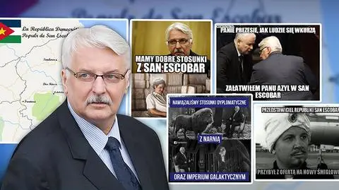 Wpadka Waszczykowskiego. „San Escobar” powodem żartów