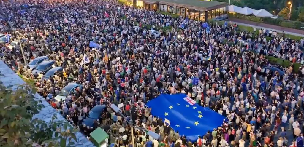 Protesty w Gruzji