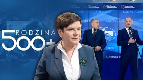 Pytania o 500 plus i irytacja Schetyny. Jakie plany ma Platforma?