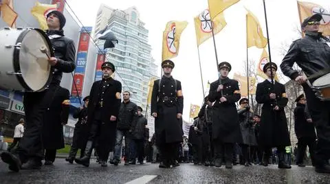 Radykalni nacjonaliści manifestują w Rosji