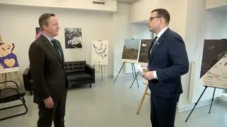 David Cameron w rozmowie z Michałem Sznajderem