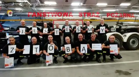 Strażacy szukają dawcy szpiku dla chorego kolegi