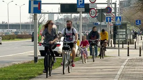 Korki na ścieżkach i konflikty z kierowcami. Ruszył sezon rowerowy