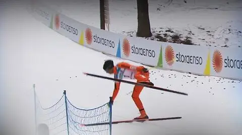 Nie znał śniegu, nie trenował. Mimo to wystartował w MŚ