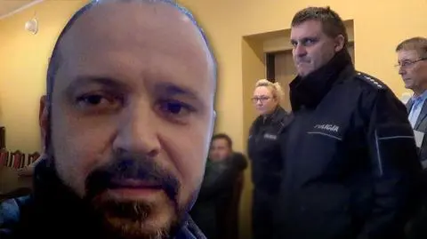 Policja usunęła dziennikarza ze spotkania. Na polecenie burmistrza