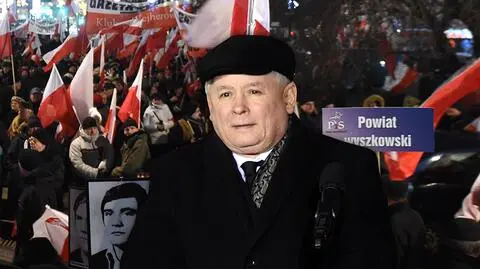 Kaczyński na wiecu PiS: stan wojenny to był powrót do okupacji