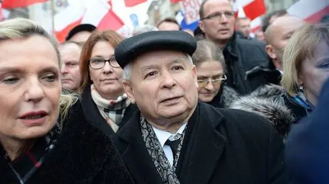 Marsz PiS w Warszawie. Kaczyński ostro o sędziach TK i przeciwnikach