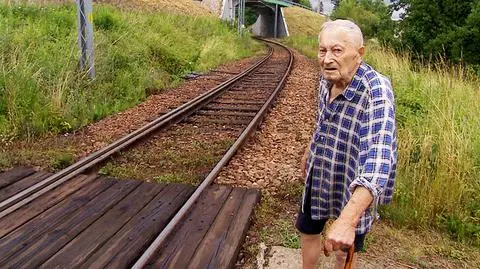 96-latek miałby płacić i dbać o przejazd kolejowy