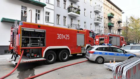 01.11.2019 | Na drugim piętrze kamienicy w Szczecinie wybuchł pożar. Trzy osoby nie żyją