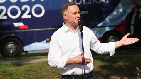 02.07.2020 | Andrzej Duda zaostrza retorykę. "Dość takiego dziadowskiego myślenia"