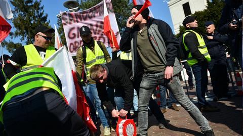 03.04.2019 | "Warszawa usłyszy głos rozpaczy". Protest rolników sparaliżował stolicę