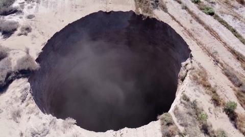 03.08.2022 | Wielka dziura w Chile. "To największy lej, jaki widzieliśmy"