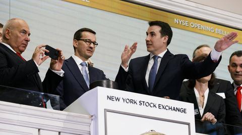 04.10.2018 | Premier Morawiecki na Wall Street. Zachęca do inwestowania w Polsce