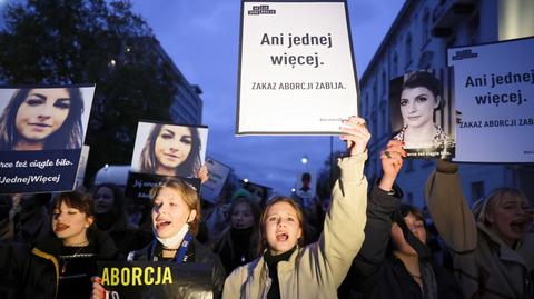 06.11.2021 | "Ani jednej więcej". Marsze w całej Polsce po śmierci ciężarnej 30-latki