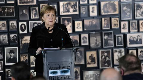 06.12.2019 | Angela Merkel z pierwszą wizytą w Auschwitz. "Trzeba jasno nazwać sprawców"