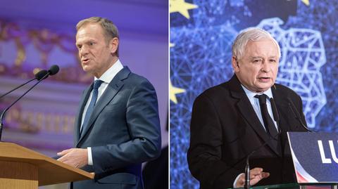 07.05.2019 | Tusk w Poznaniu, Kaczyński w Lublinie. Politycy wystąpili niemal w tym samym czasie