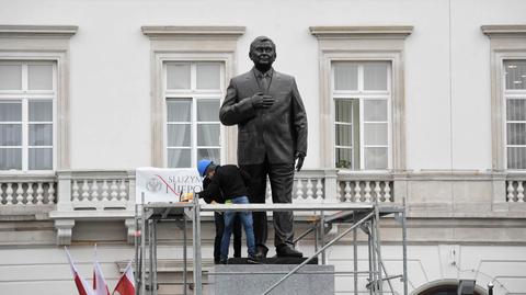 07.11.2018 | Kontrowersje wokół pomnika Lecha Kaczyńskiego