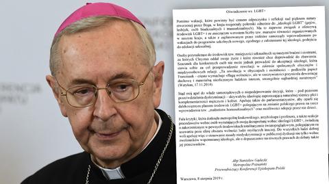 08.08.2019 | Oświadczenie przewodniczącego KEP o "LGBT+". Pisze o "totalitaryzmie światopoglądowym"
