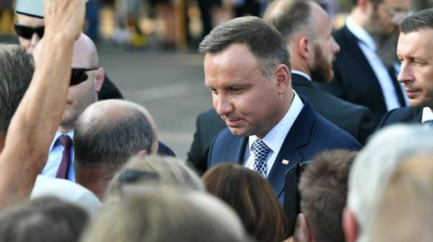 08.09.2018 | Krzyczał do prezydenta o zamykanym zakładzie. "Liczyłem, że podejdzie do mnie prezydencki minister"