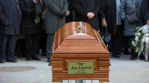 10.03.2021 | Jan Lityński pochowany. "Tato, będzie mi cię brakowało"