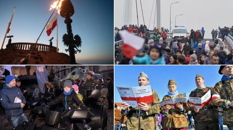 10.11.2018 | Od Bałtyku, aż do Tatr. W całej Polsce trwa świętowanie niepodległości