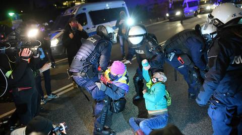 10.11.2020 | Blokada ulicy i manifestacja przed siedzibą MEN. Interweniowała policja