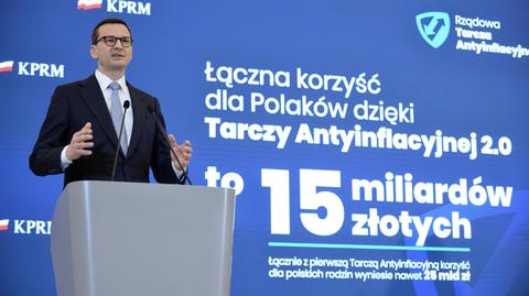 11.01.2022 | Druga tarcza antyinflacyjna. Premier Mateusz Morawiecki przedstawił szczegóły