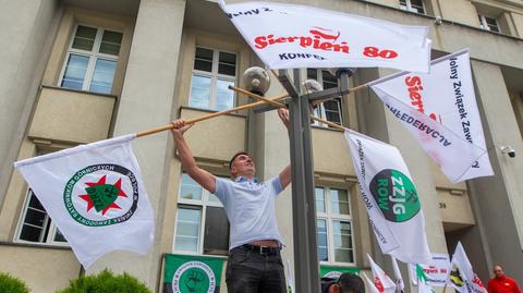 11.07.2022 | Związkowcy okupują siedzibę PGG. Domagają się reakcji rządu