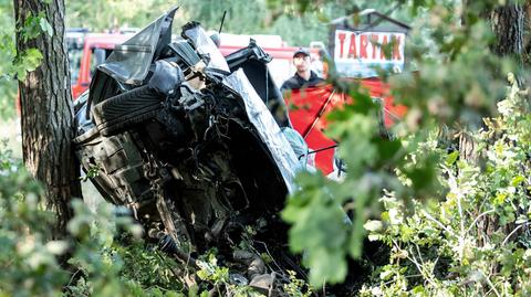 11.08.2019 | Tragiczny wypadek koło Strzelna. Zginęły 4 osoby