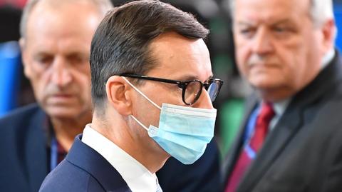 11.10.2021 | Premier Morawiecki przekonuje, że "polexit to fake news". W tle pytania o działania narodowców