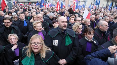 13.01.2020 | Dyscyplinarki po "Marszu Tysiąca Tóg"? Rzecznik Schab: każdy przypadek trzeba rozpatrzyć osobno