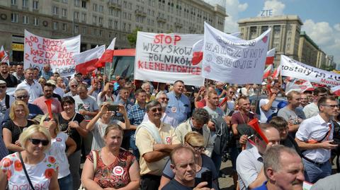 13.07.2018 | Rolnicy protestują. "Ceny są takie, że nie opłaca się zbierać"