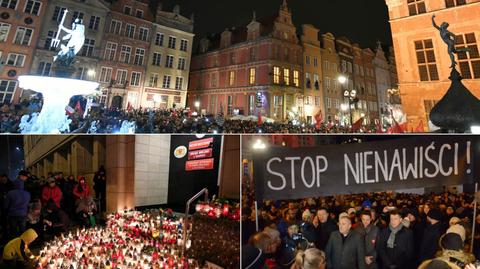 15.01.2019 | "Jakoś tak zimno i dziwnie". Polacy oddali hołd prezydentowi Adamowiczowi