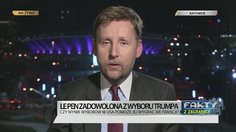 15.11.2016 | Marek Migalski: jestem przekonany, że Donald Trump będzie lepszym prezydentem niż kandydatem