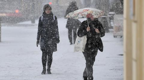 17.01.2022 | Połamane drzewa, pozrywane dachy, tysiące osób bez prądu. Burze śnieżne i wichury w Polsce