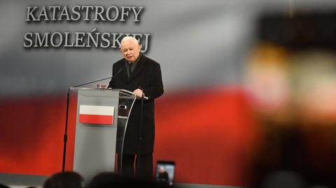 17.04.2023 | Jarosław Kaczyński mówi o zbrodni smoleńskiej. Przez wiele lat rząd nic z tą "zbrodnią" nie robił